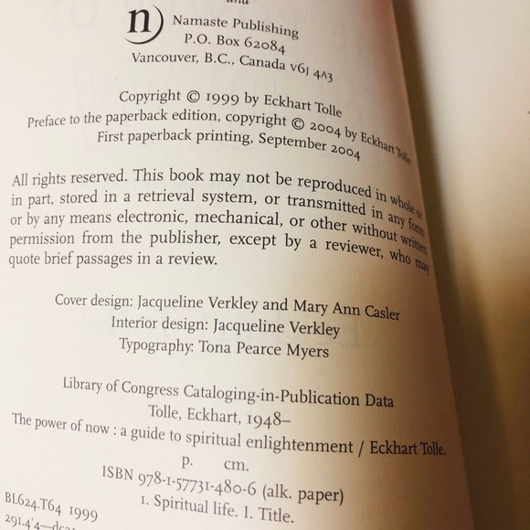 The Power of Now Eckhart Tolle. Like new - Picture 3 of 3